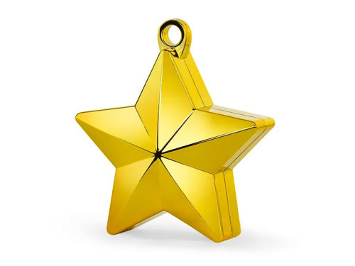 Foil balloon weight Star - gold