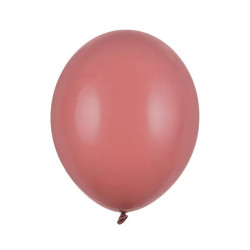 Strong latex balloons - Pastel Wild Rose, 30 cm, 10 pcs.