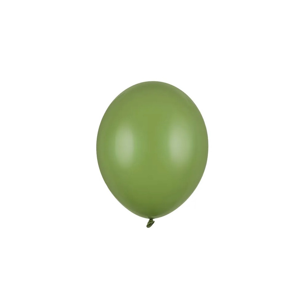 Strong latex balloons - Pastel Rosemary Green, 27 cm, 10 pcs.