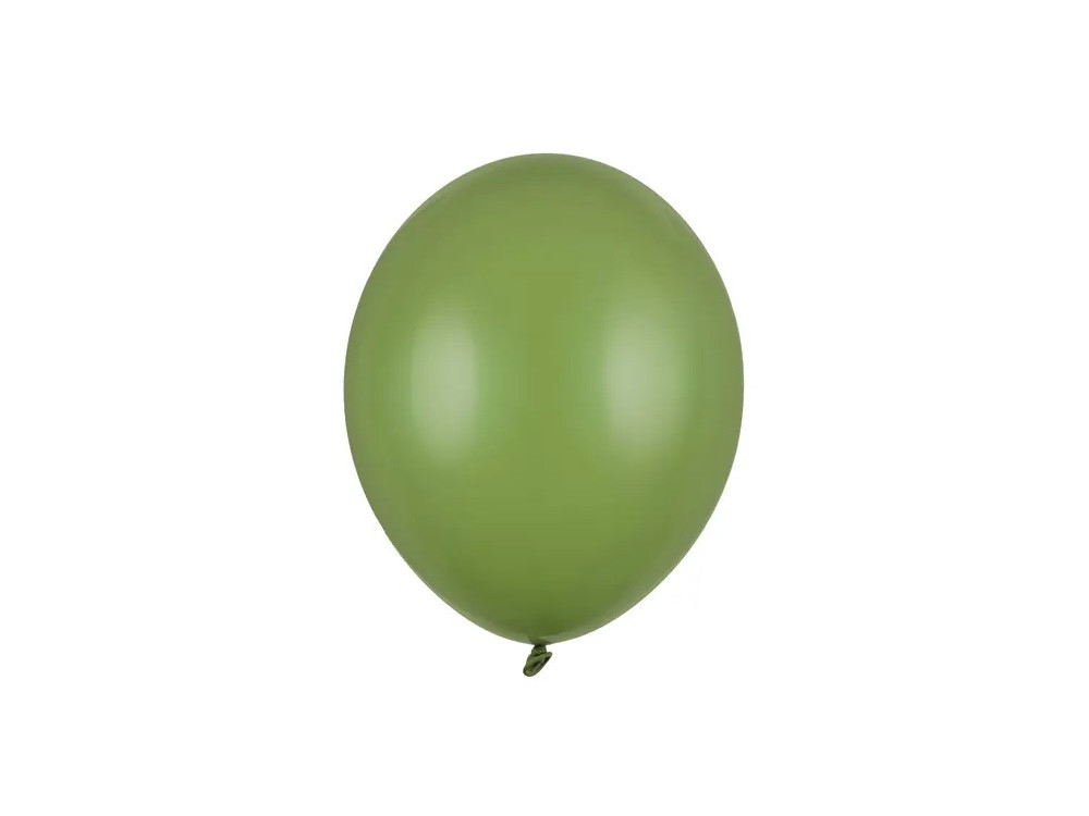 Balony lateksowe Strong - Pastel Rosemary Green, 27 cm, 10 szt.
