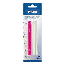 Mechanical Tri Jet eraser with 2 refills - Milan - pink