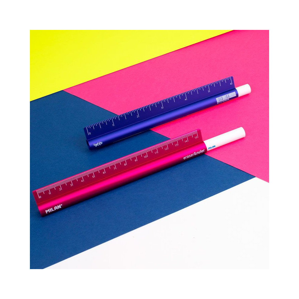 Mechanical Tri Jet eraser with 2 refills - Milan - pink