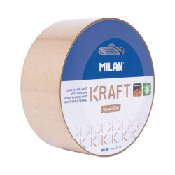Pack paper tape - Milan - Kraft, 50 mm x 50 m