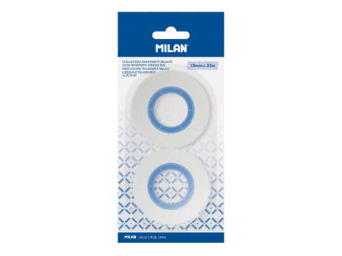 Gloss tape - Milan - transparent, 2 pcs.