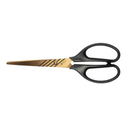 Nożyczki biurowe Copper - Milan - czarne, 17 cm