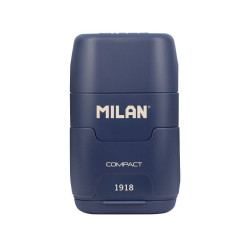 Eraser with sharpener Compact 1918 - Milan - blue