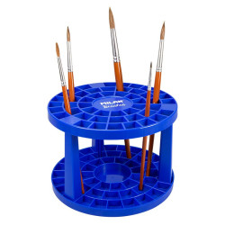 Plastic brush holder - Milan - blue
