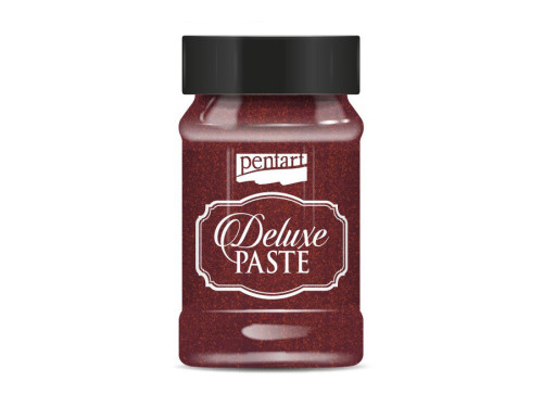 Deluxe Paste - Pentart - bordeaux and gold, 100 ml