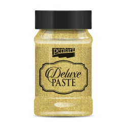 Pasta strukturalna Deluxe - Pentart - złota, 100 ml