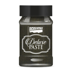 Pasta strukturalna Deluxe - Pentart - czarno-złota, 100 ml