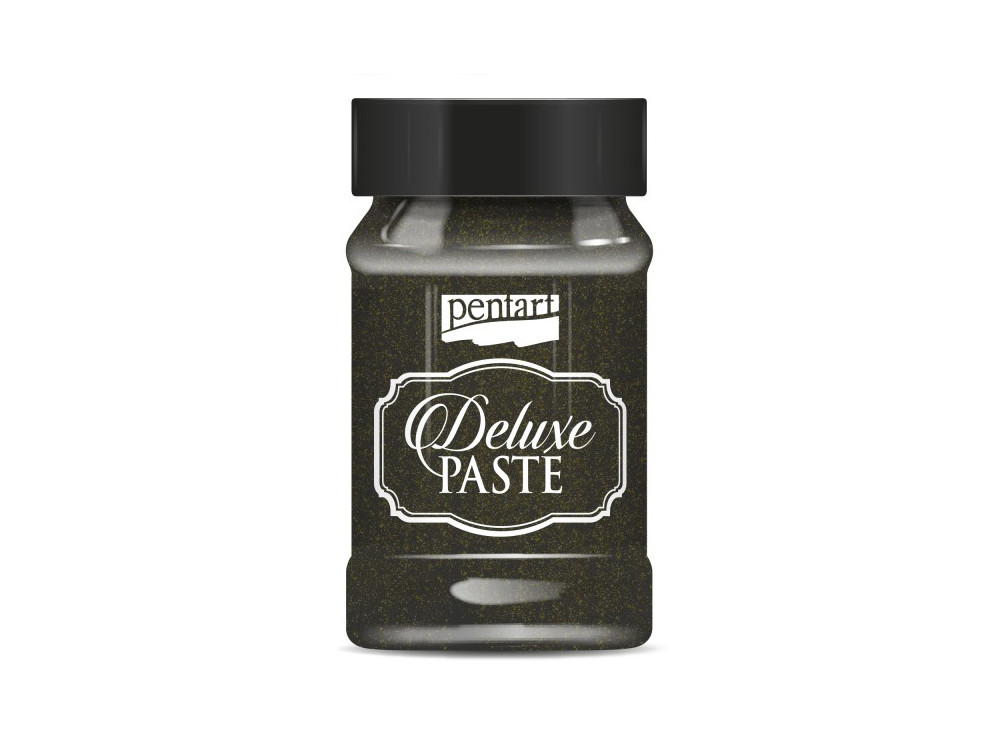 Deluxe Paste - Pentart - black and gold, 100 ml