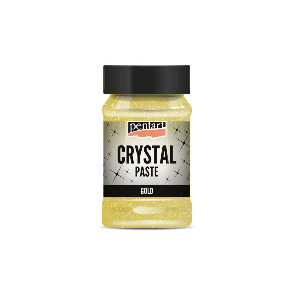 Crystal Paste - Pentart - gold, 100 ml