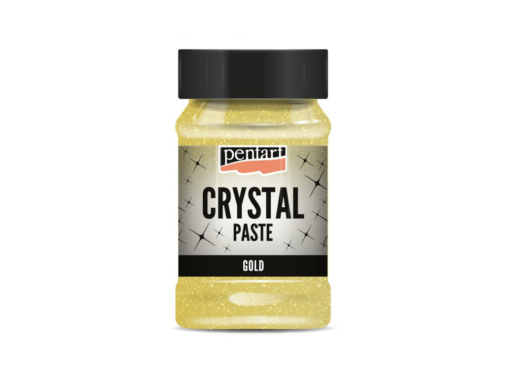 Crystal Paste - Pentart - gold, 100 ml
