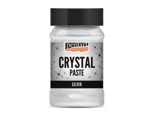 Crystal Paste - Pentart - silver, 100 ml