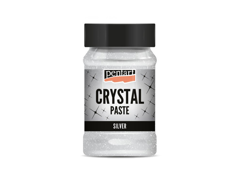 Crystal Paste - Pentart - silver, 100 ml