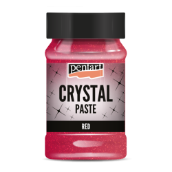 Crystal Paste - Pentart - red, 100 ml