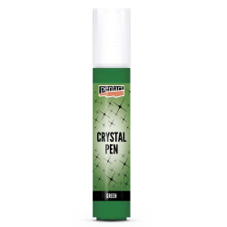 Pasta strukturalna Crystal w pisaku - Pentart - zielona, 30 ml