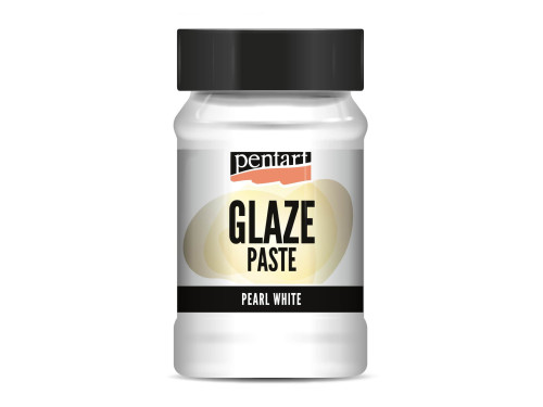 Pasta Glaze - Pentart - perłowa biel, 100 ml