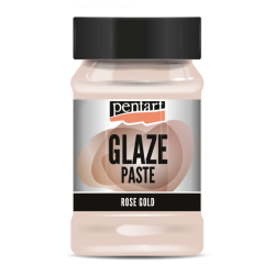 Pasta Glaze - Pentart - różowe złoto, 100 ml