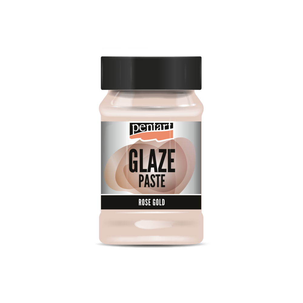 Glaze Paste - Pentart - rose gold, 100 ml