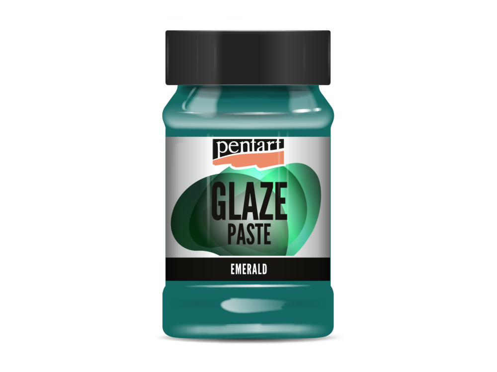 Glaze Paste - Pentart - emerald, 100 ml