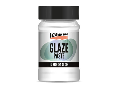 Glaze Paste - Pentart - iridescent green, 100 ml