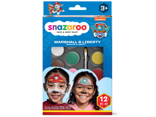 Face paint kit Marshall & Liberty - Snazaroo - 12 pcs.