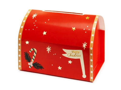 Christmas Santa's Letterbox - red