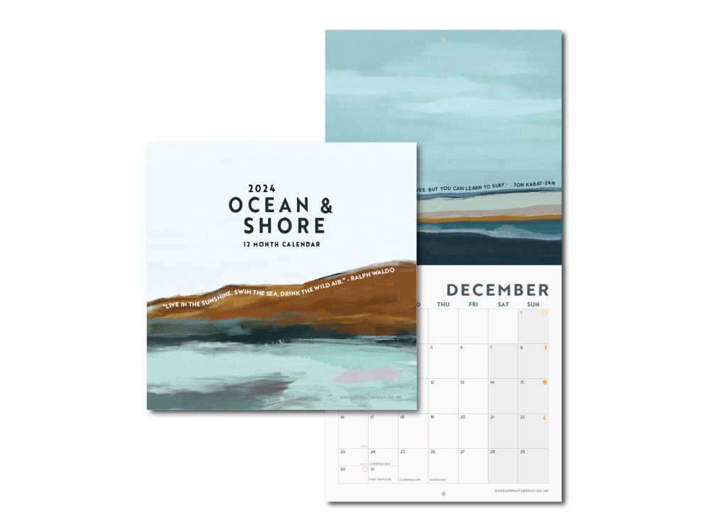 Kalendarz ścienny Ocean & Shore 2024 - Once Upon a Tuesday