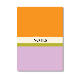 Notebook Citrus Colour Block A5 - Once Upon a Tuesday - ruled, softcover, 100 g, 60 pages