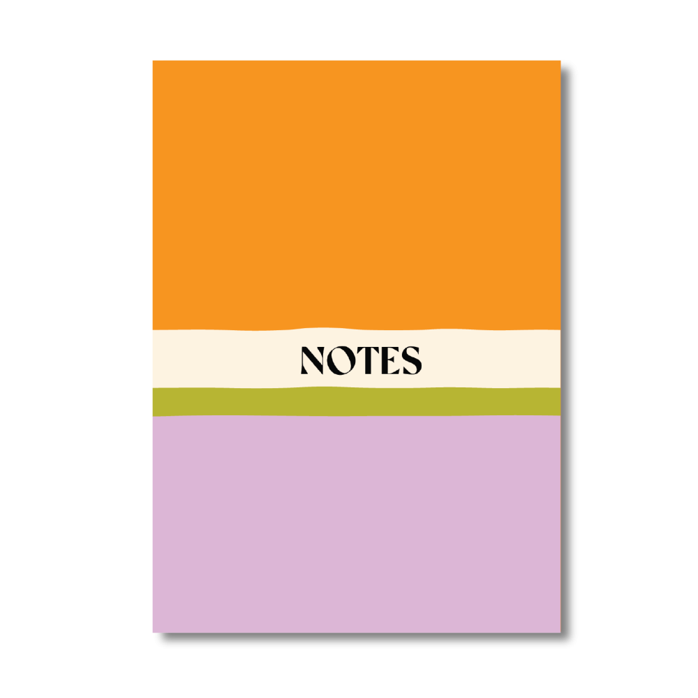 Notatnik Citrus Colour Block A5 - Once Upon a Tuesday - w linie, miękki, 100 g, 60 stron