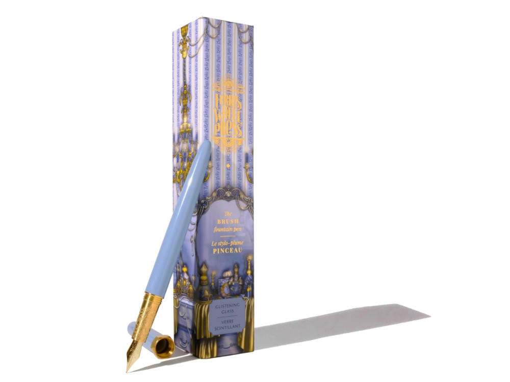 Satin Series Brush Fountain Pen - Ferris Wheel Press - Glistening Glass, F