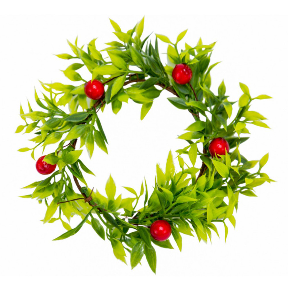 Christmas wreath with cranberry - 14 cm