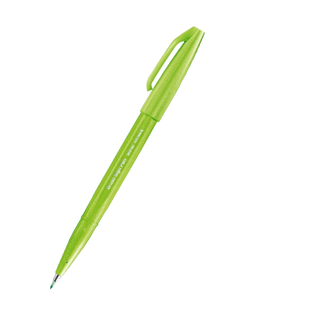Pisak pędzelkowy Brush Sign Pen - Pentel - seledynowy