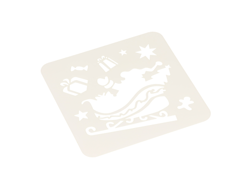 Drawing Stencil Santa Claus - Koh-I-Noor - 13 x 13 cm