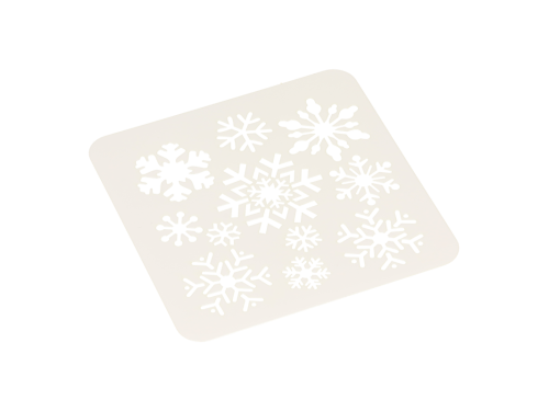 Szablon do rysowania Płatki Śniegu - Koh-I-Noor - 13 x 13 cm