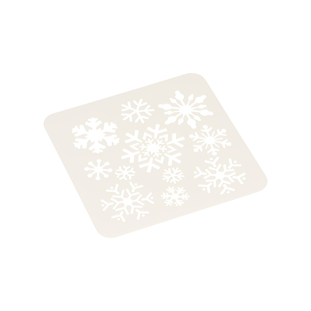 Szablon do rysowania Płatki Śniegu - Koh-I-Noor - 13 x 13 cm