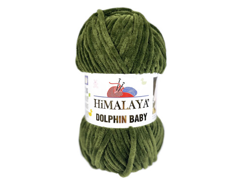 Włóczka poliestrowa Dolphin Baby - Himalaya - 61, 100 g, 120 m