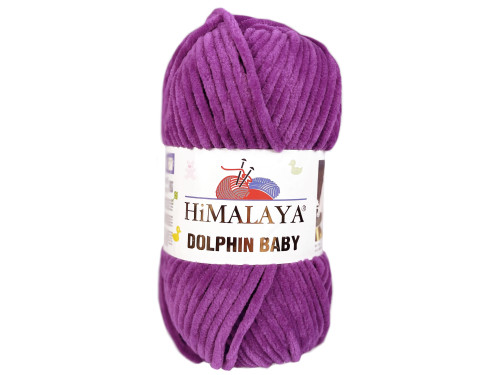 Włóczka poliestrowa Dolphin Baby - Himalaya - 58, 100 g, 120 m