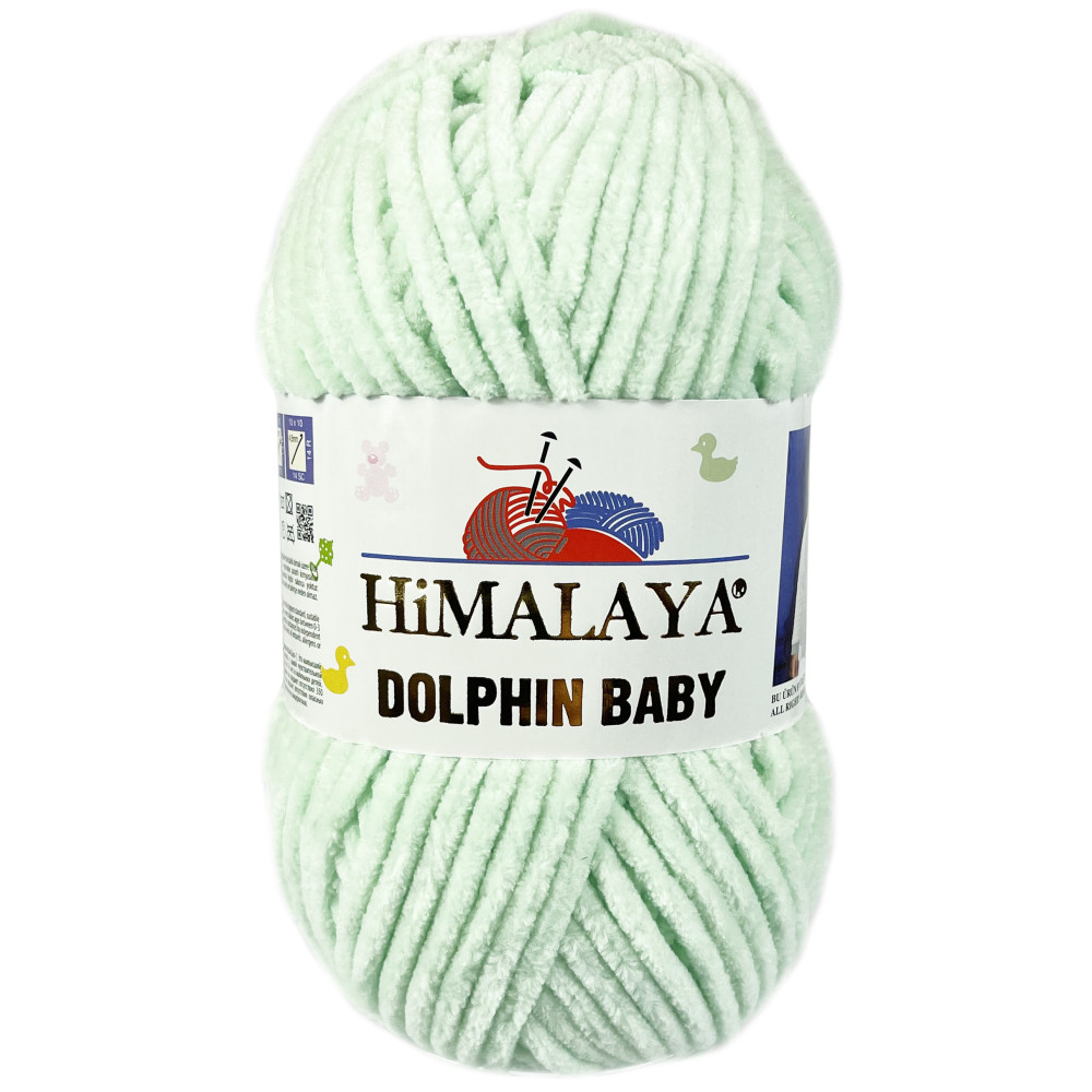 Himalaya Dolphin Baby Chenille Yarn, Green - 80307