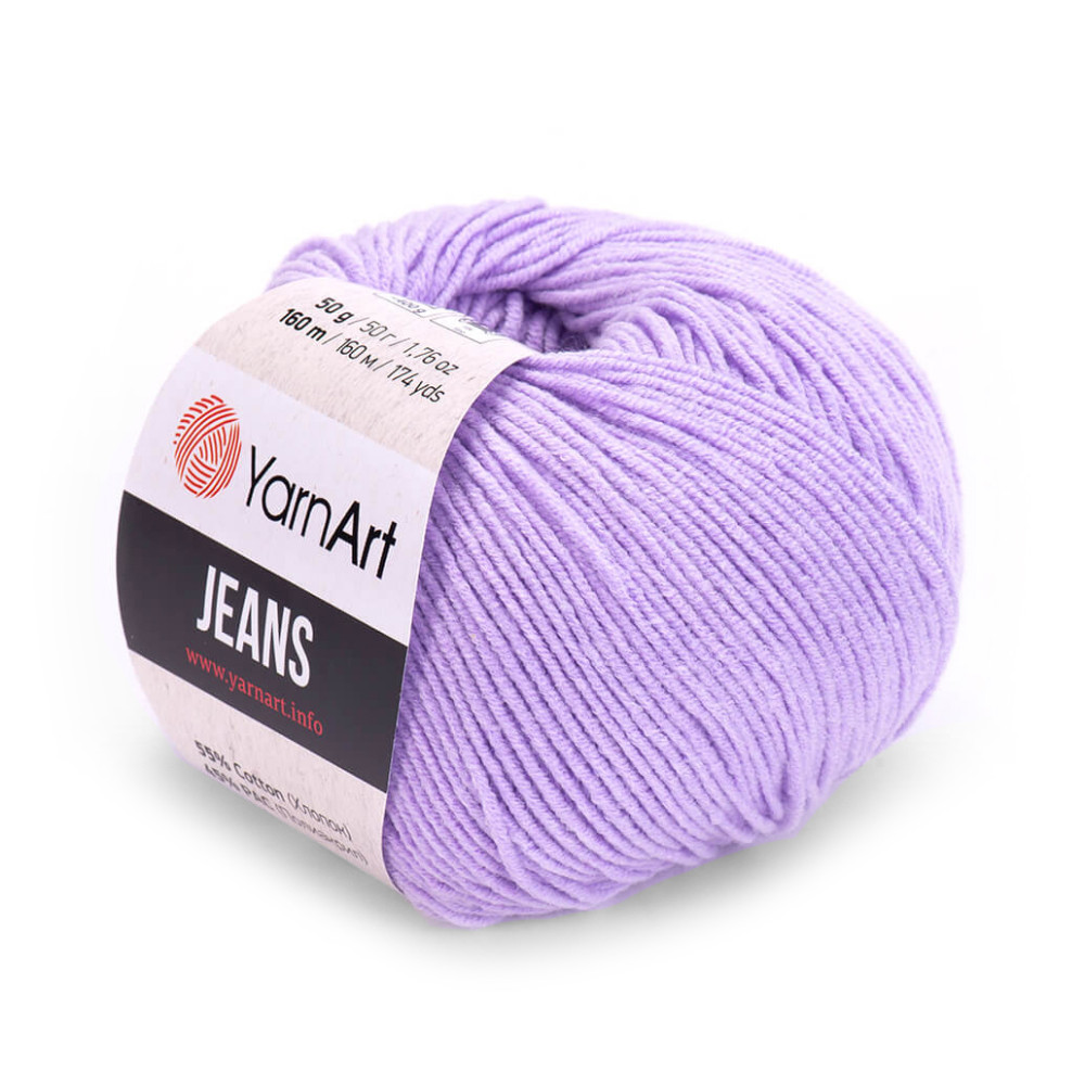 Jeans cotton-acrylic knitting yarn - YarnArt - 89, 50 g, 160 m