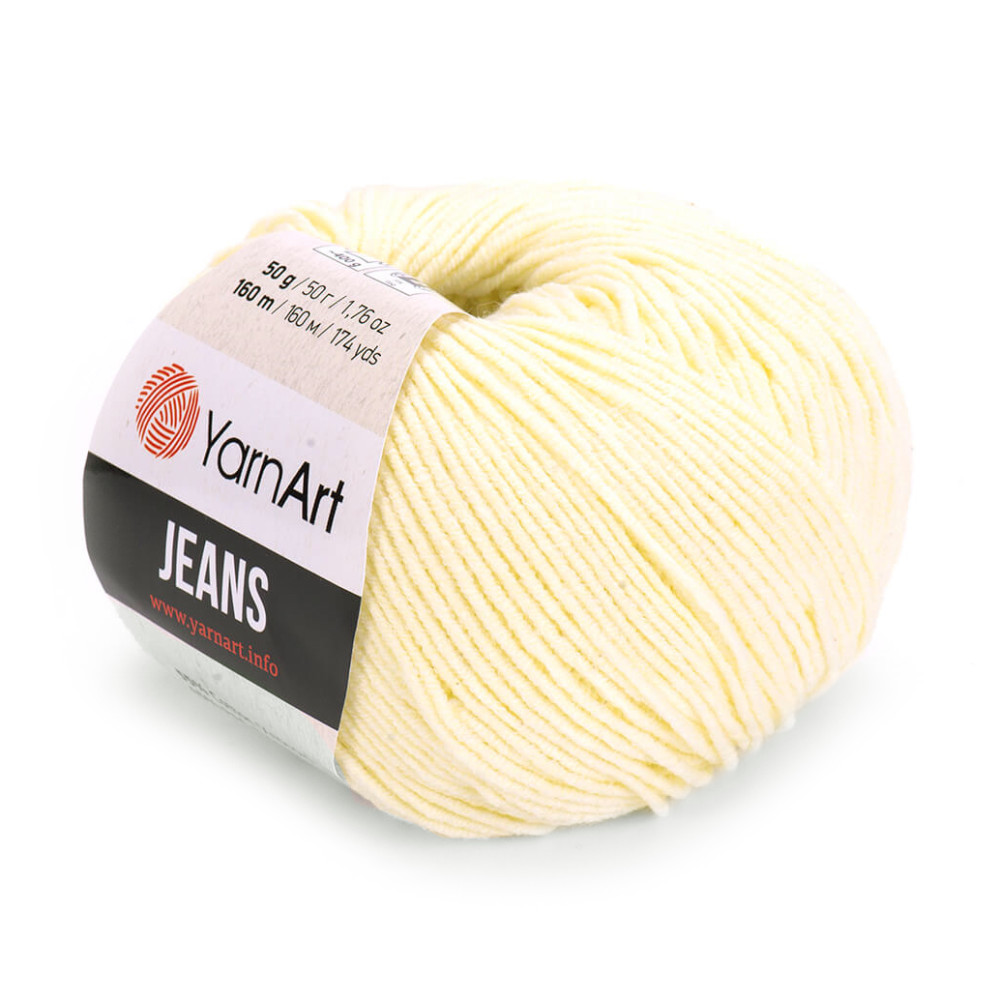 Jeans cotton-acrylic knitting yarn - YarnArt - 86, 50 g, 160 m