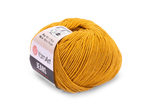 Jeans cotton-acrylic knitting yarn - YarnArt - 84, 50 g, 160 m