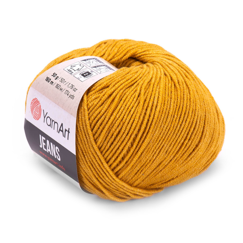 Jeans cotton-acrylic knitting yarn - YarnArt - 84, 50 g, 160 m