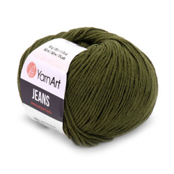Jeans cotton-acrylic knitting yarn - YarnArt - 82, 50 g, 160 m
