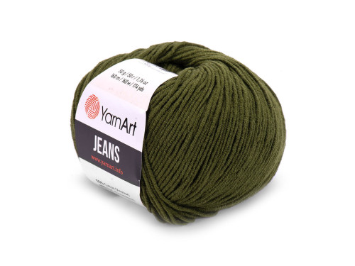 Jeans cotton-acrylic knitting yarn - YarnArt - 82, 50 g, 160 m