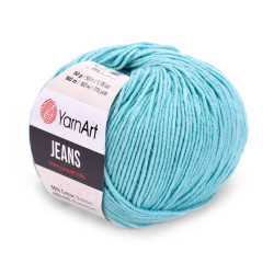 Jeans cotton-acrylic knitting yarn - YarnArt - 81, 50 g, 160 m