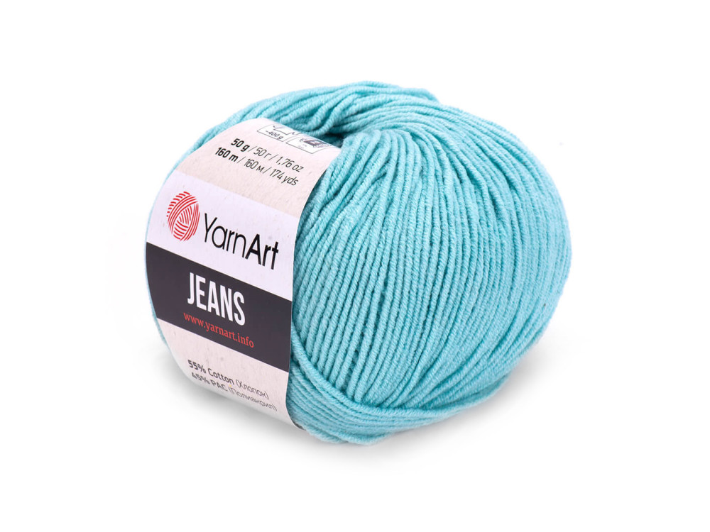 Jeans cotton-acrylic knitting yarn - YarnArt - 81, 50 g, 160 m