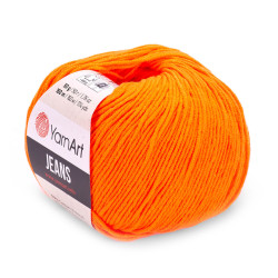 Jeans cotton-acrylic knitting yarn - YarnArt - 77, 50 g, 160 m