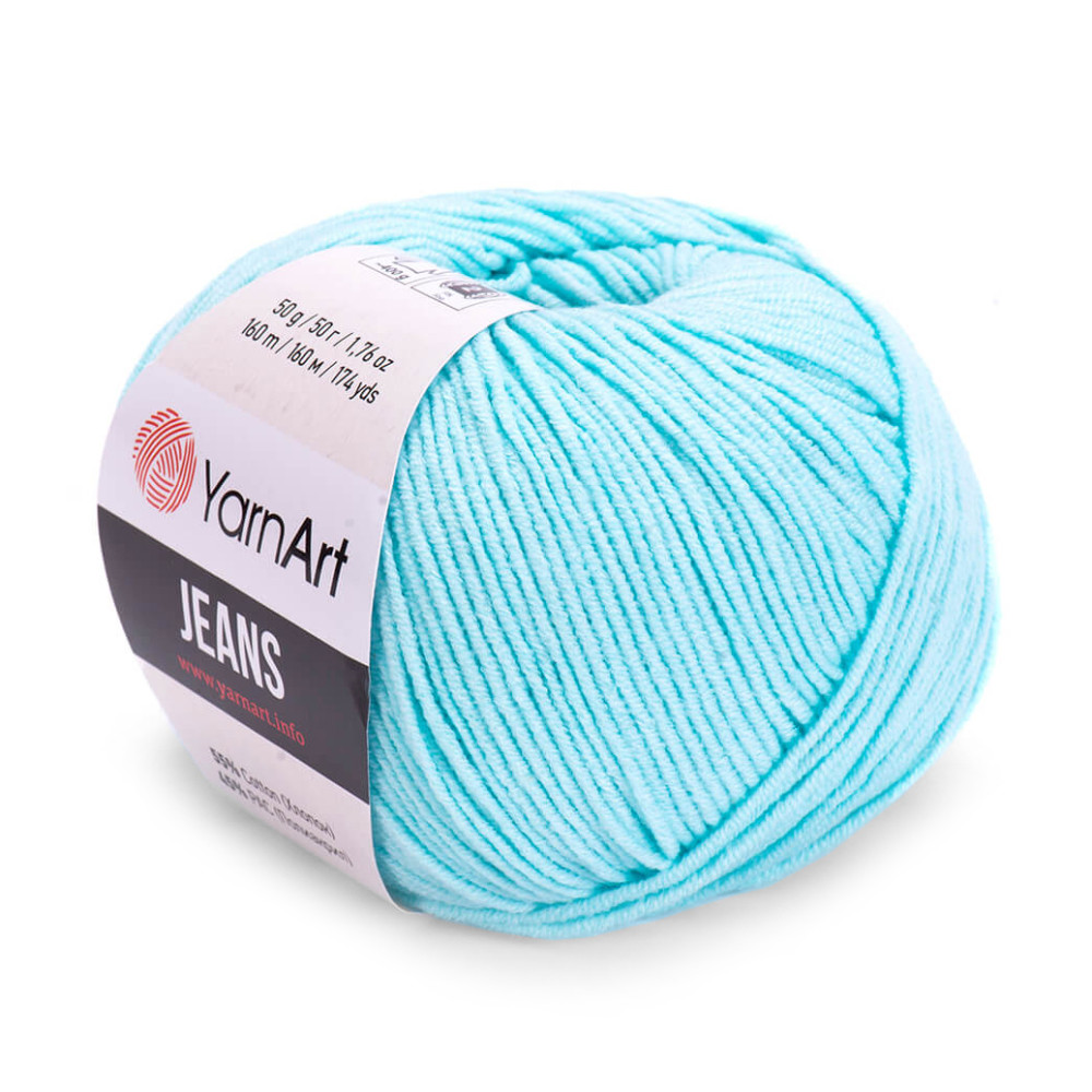 Jeans cotton-acrylic knitting yarn - YarnArt - 76, 50 g, 160 m